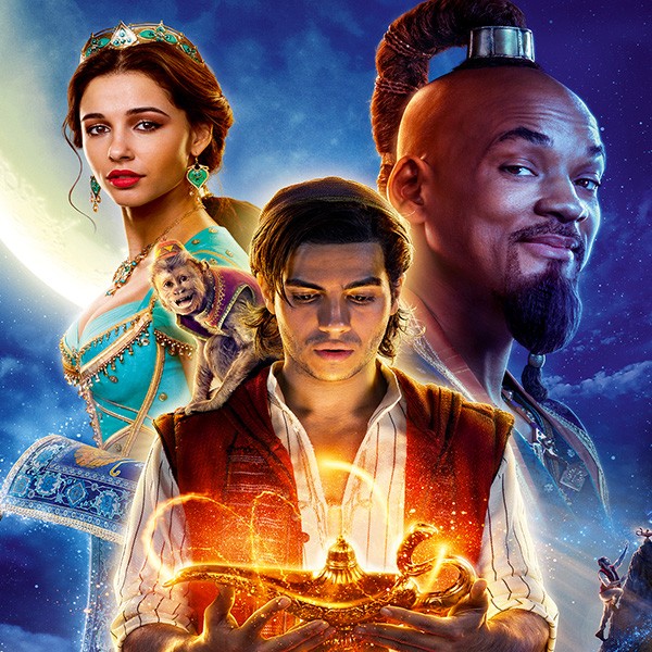 Création graphique du jeu marketing film Aladdin